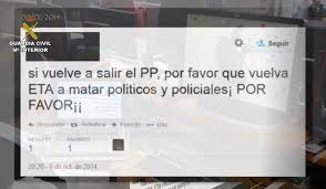 ¿CÁRCEL POR INSULTAR EN LA RED A VARIAS VÍCTIMAS DEL TERRORISMO?
