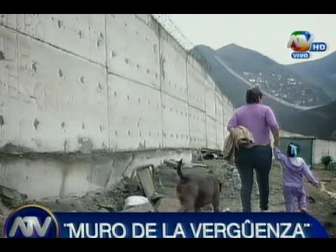 ¡QUÉ VERGÜENZA DE MUROS!