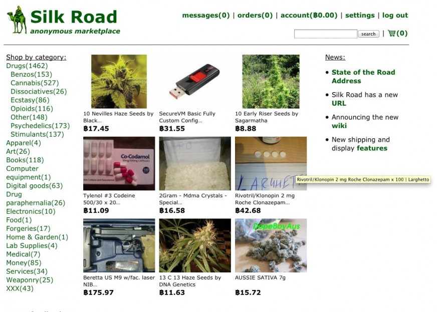 ¿CADENA PERPETUA POR UNA WEB DE VENTA DE DROGAS?